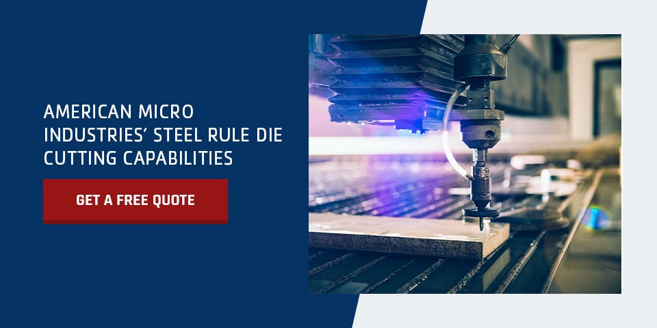 China Custom Component’ Steel Rule Die Cutting Capabilities